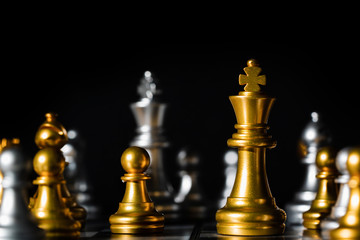 Chess Gold It is a marketing strategy that targets the target audience. It requires teamwork and good teamwork. It has won the business in the present world. Idea Concept Business