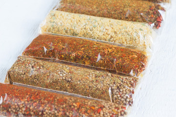 Herbs and spices background