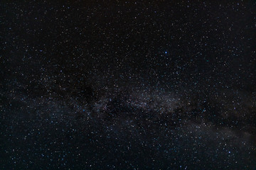 Fototapeta premium Night starry sky with Milky Way