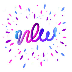 New card with spectrum inscription.