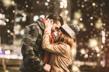 love winter couple
