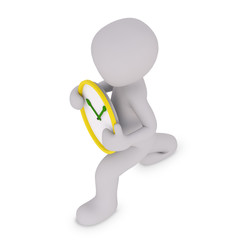 5 min after 9 o clock right side view.