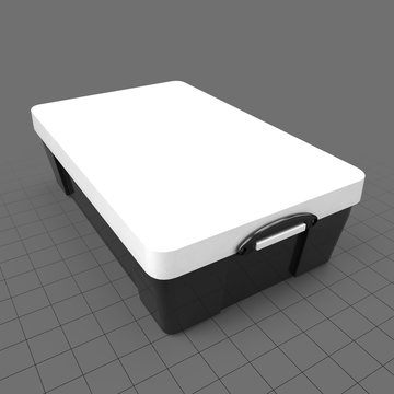 Medium plastic storage box