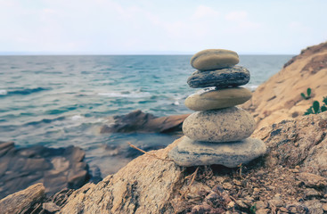 Stone balancing