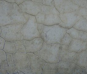 Textured cracks on old concrete wall background