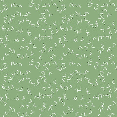 UFO military camouflage seamless pattern in green black and white colors