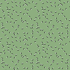 UFO military camouflage seamless pattern in green black and white colors