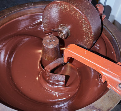 process of chocolate making