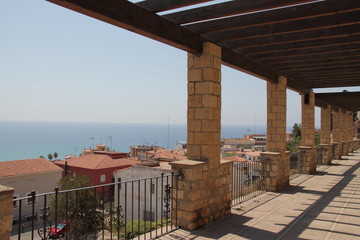 ditorial usage, Tarragona city, Catalan, Spain. Summer of 2018, historical heritage of Spain. Roman ruins 