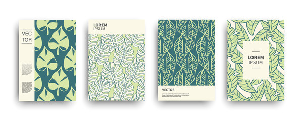 Tropic nature exotic covers set © Artrise Stocker