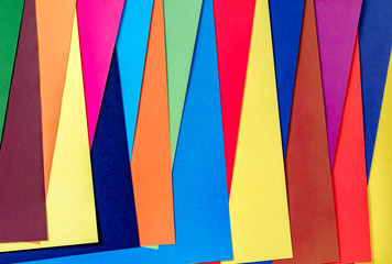 Obraz premium Sheets of colored paper. Abstract background