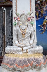 The stucco art in temple form Thailand.