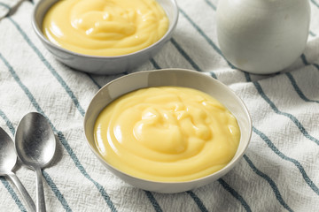 Homemade Vanilla Custard Pudding