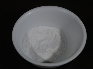 Alum,Alum Powder,Fitkari,Fitkari Powder, Fitkari and Powder on Wooden Background,