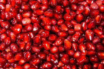 Texture of the garnet seeds for the background