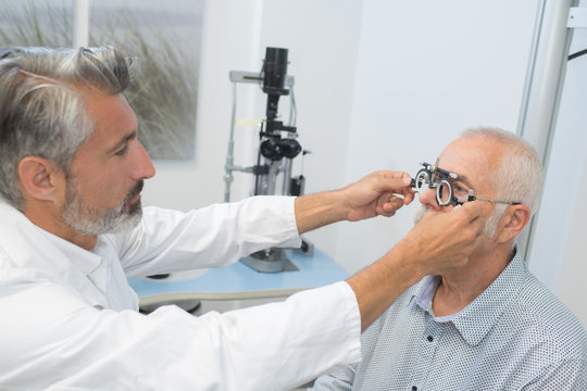 glass optometry test