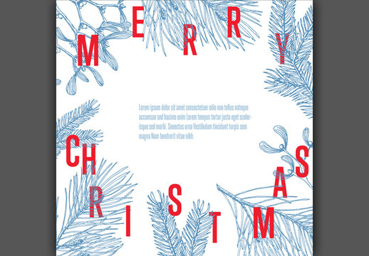 Christmas Post Layout