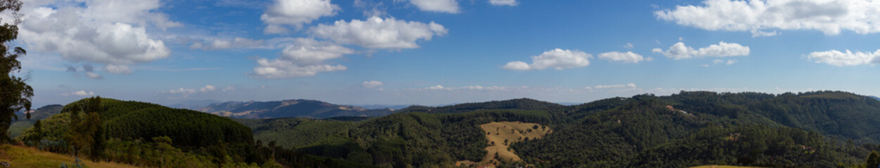Panoramic view  Serra da Mantiqueira. Monte Verde-MG