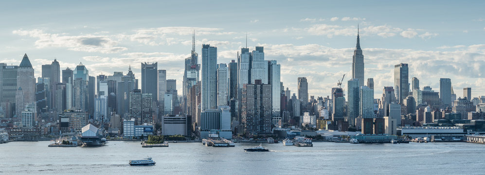 Fototapeta Panoramic View of New York City, Midtown
