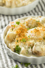 Baked Coquilles St Jacques Scallops