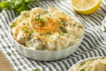Baked Coquilles St Jacques Scallops