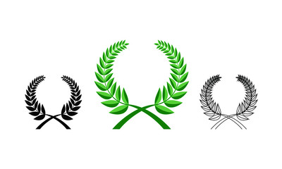 Laurel Wreaths Vector 