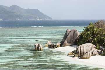 Anse Source D'Argent, La Digue, Seychelles From an Observation Point