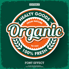 Fototapeta na wymiar Modern Organic logo for fresh company and branding