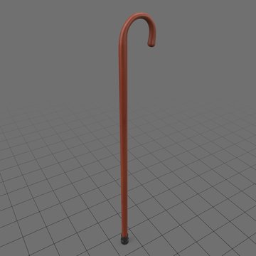 Wooden cane