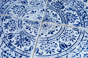 Moorish style tiles