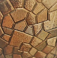 3d texture gold geometrical color. Abstract decoration