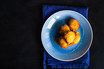 Homemade honey donuts