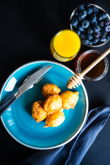 Homemade honey donuts