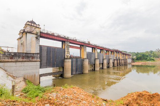 Bhoothathankettu Barriage Dam from Kerala, India