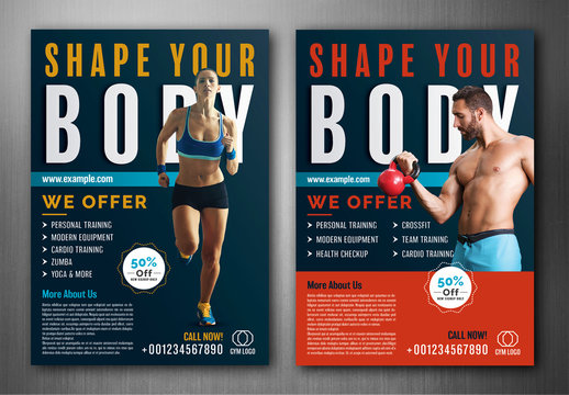 Gym Flyer Layouts