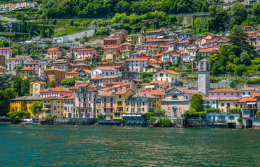 Fototapeta na wymiar Carate Urio, idyllic village overlooking Lake Como, Lombardy, Italy.