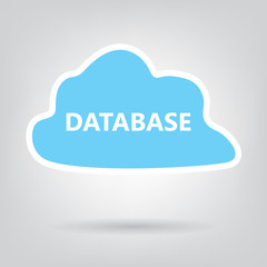 database concept- vector illustration
