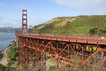 Golden Gate Bridge in San Francisco, California