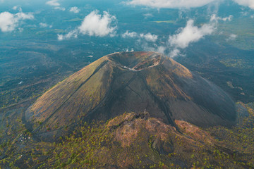Amazing view of the Paricutin Volcano in Michoacan, Mexico