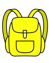 リュック(黄)