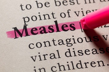 definition of measles - obrazy, fototapety, plakaty