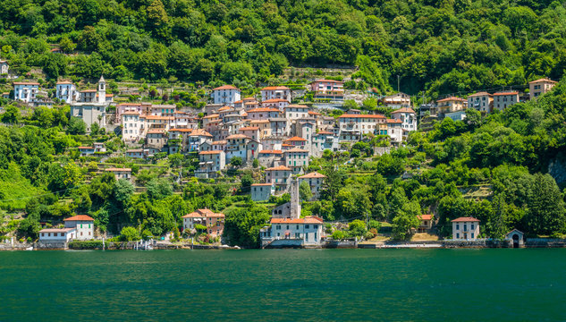 Careno, small village overlooking Lake Como. Lombardy, Italy.
