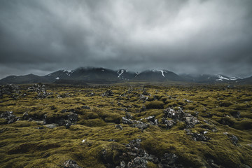 Storm Over Mountains