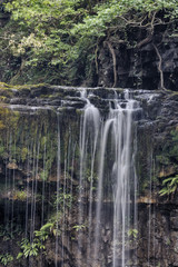 Fototapeta na wymiar Sgwd yr Eira waterfall, Brecon Beacons National Park, Wales
