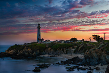 Pigeon Point Lighthouse Sunset, Santa Cruz, CA