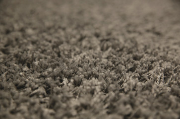 Macro shot of Gray Cotton Carpet