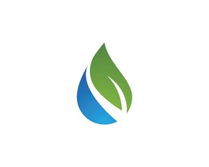 water drop Logo Template