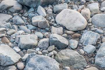 natural stone paving stone road from asphalt background summer