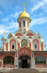 Fototapeta na wymiar Kazan Cathedral in Moscow in Russia