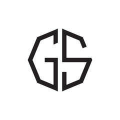 two letter GS octagon logo